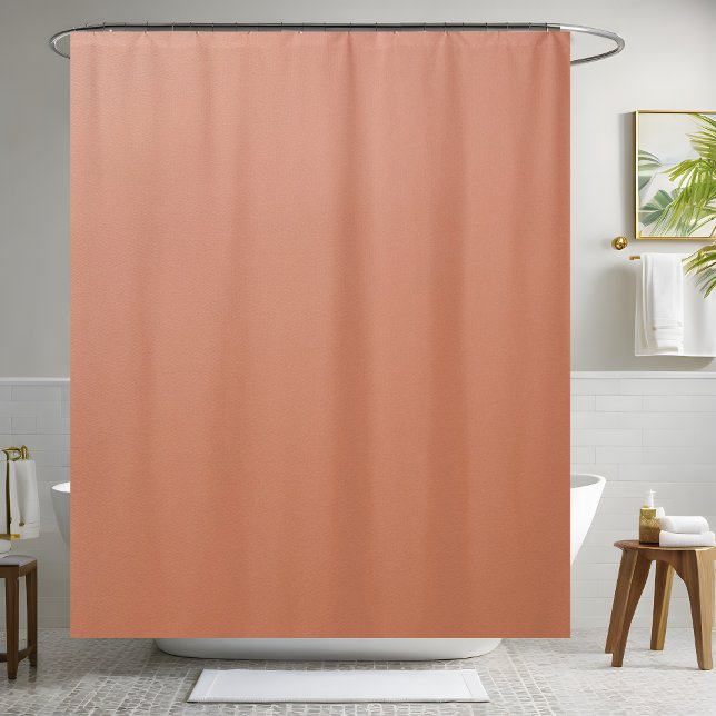 Salmon Leather Shower Curtain (Creator Uploaded)