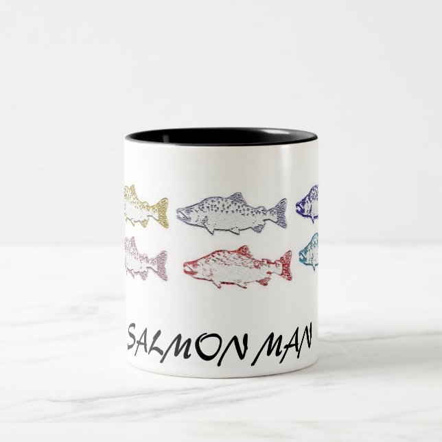 SALMON MAN, COFFEE CUP (Center)