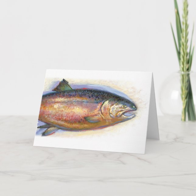 Salmon note card (Front)