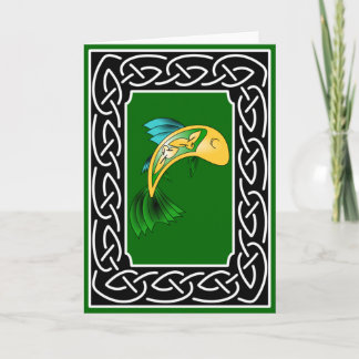 Salmon of Knowledge - Greeting Card