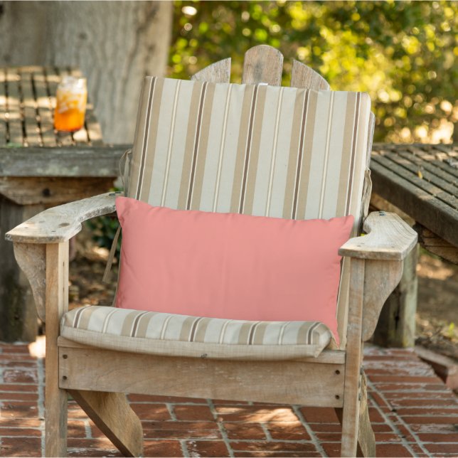Salmon Outdoor Lumbar Pillow (Chair)