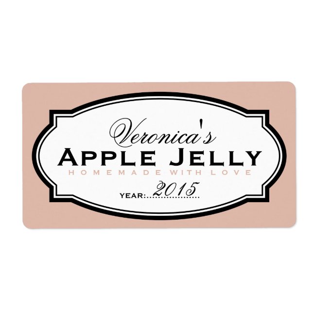 SALMON | PERSONALIZED CANNING STICKER (Front)