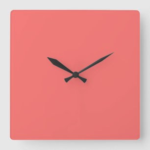 Salmon Pink Clock
