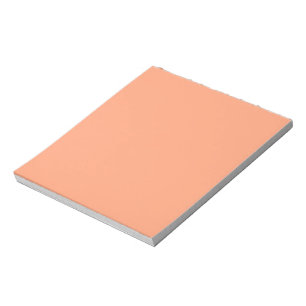 Salmon Pink colour accent customisable Notepad