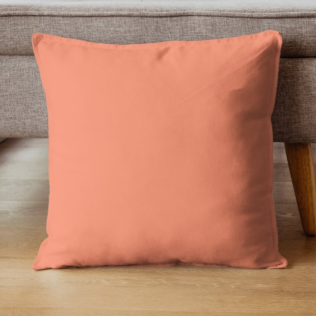 Salmon Pink Solid Colour | Trendy Colour Cushion (Creator Uploaded)