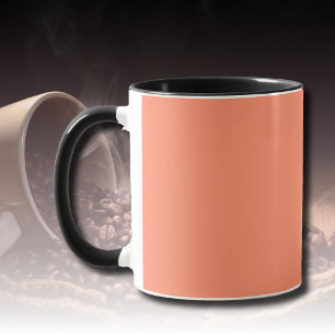 Salmon Pink Solid Colour   Trendy Colour Mug
