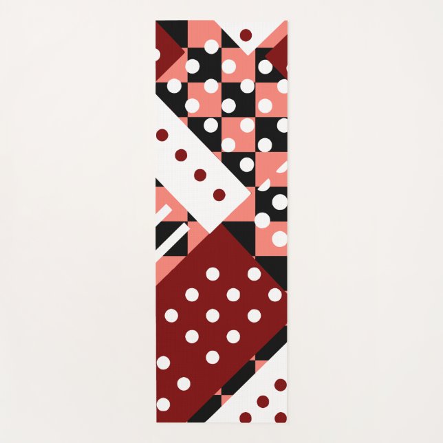 Salmon red yoga mat (Front)