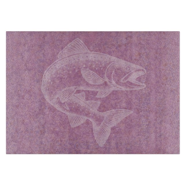 Salmon Rising Cutting Board (Front)