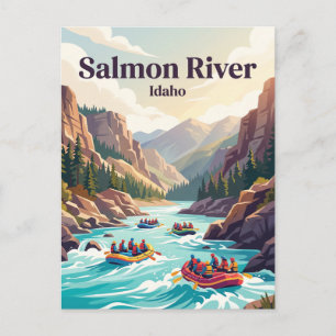 Salmon River Idaho, USA Postcard