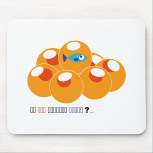 salmon roe mouse pad
