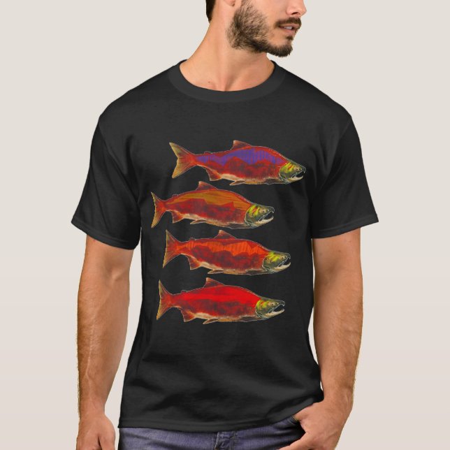 Salmon School T-Shirt (Front)