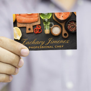 Salmon   Spices Business Card