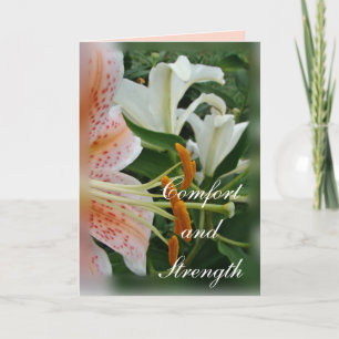 Salmon Star Lily -customise any occasion Card