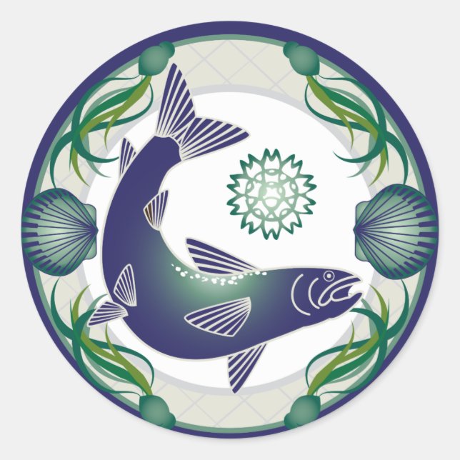 Salmon sticker (Front)