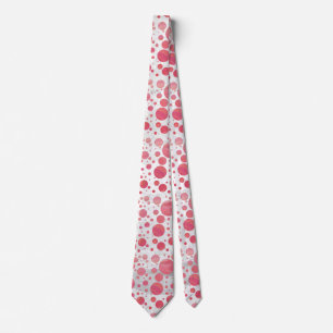 Salmon Swirl Dot Pattern Tie