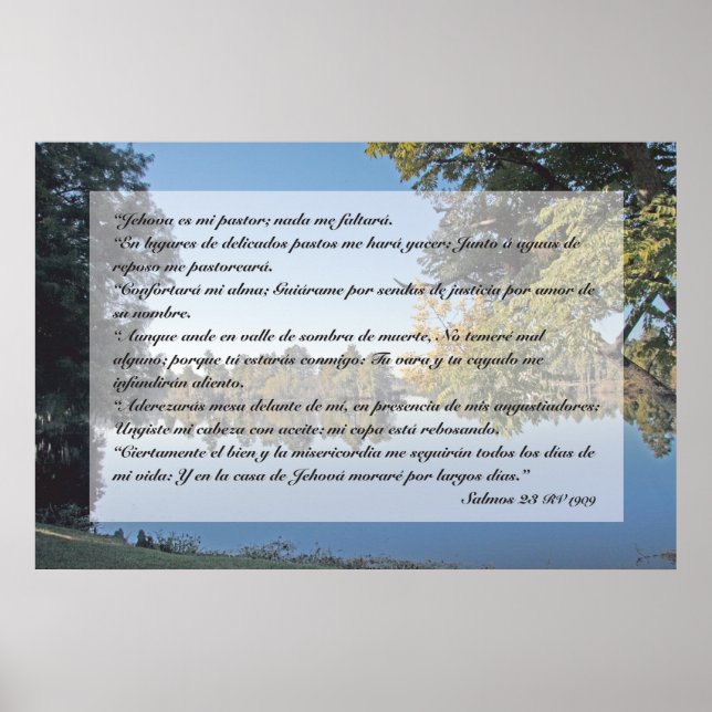Salmos 23 (Cartel) Poster (Front)