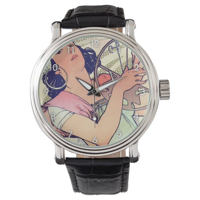 Salome, Alphonse Mucha Watch (Front)