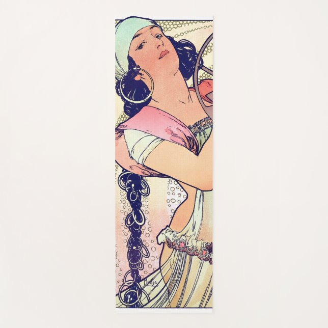 Salome, Alphonse Mucha Yoga Mat (Front)