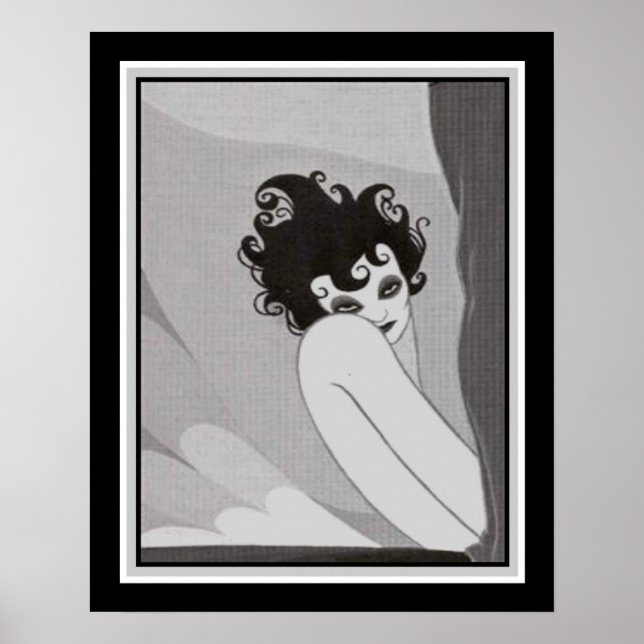 "Salome" Art Deco Print by John Vassos ca. 1927 (Front)