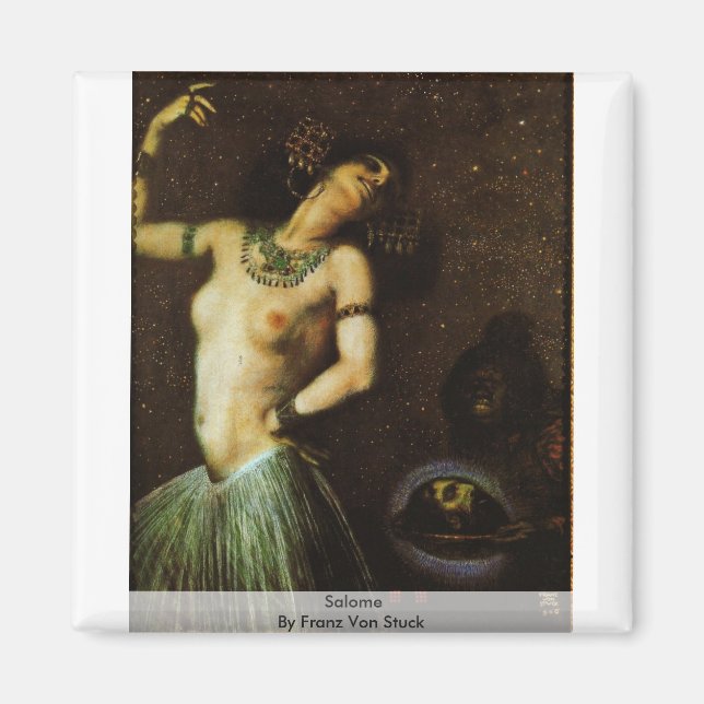 Salome By Franz Von Stuck Magnet (Front)