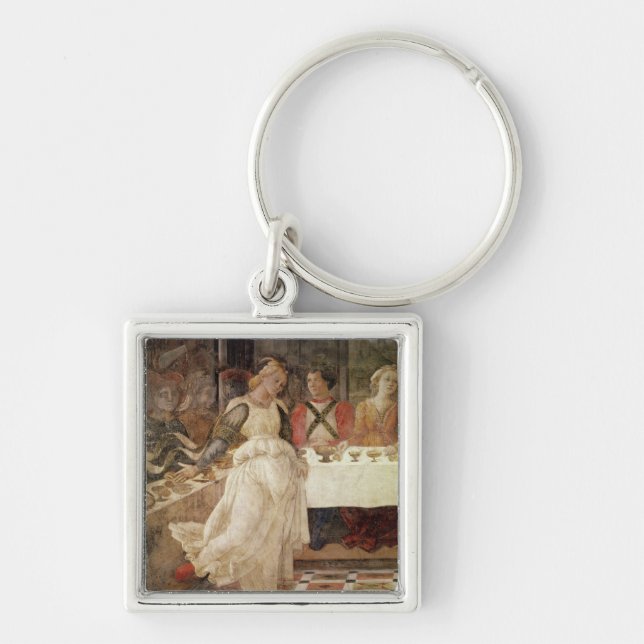 Salome dancing at the Feast of Herod Key Ring (Front)