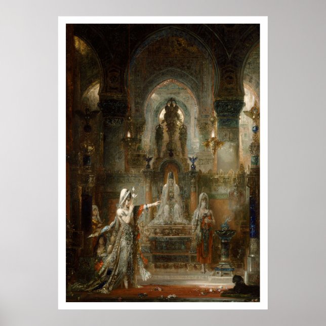 Salome Dancing Before Herod (finished) - G. Moreau Poster (Front)