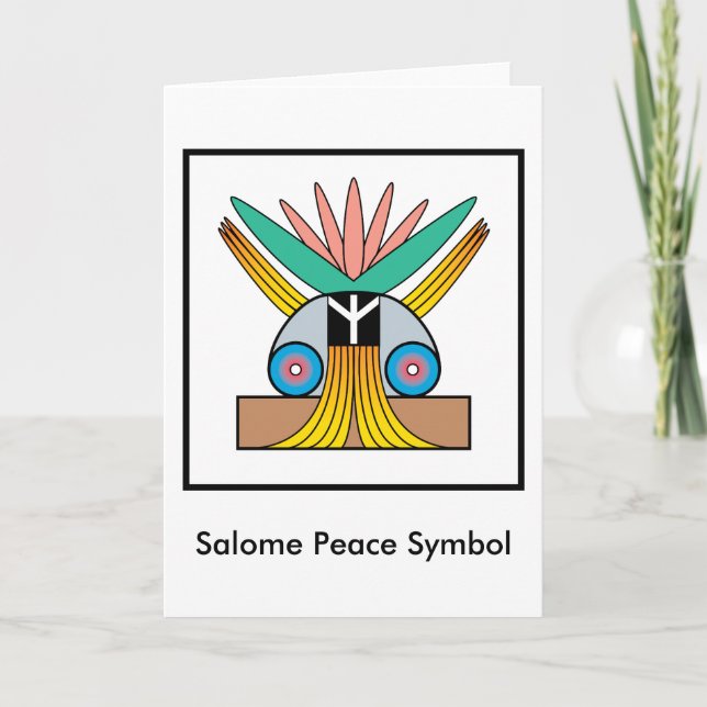 Salome Peace Symbol Card (Front)