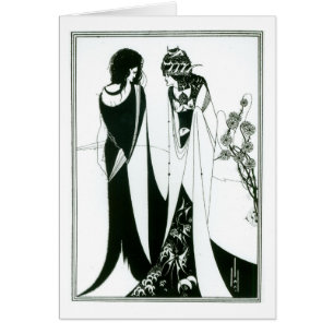 Salome with her mother, Herodias, 1894 (litho) (b/