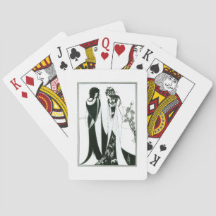Salome with her mother, Herodias, 1894 (litho) (b/ Playing Cards