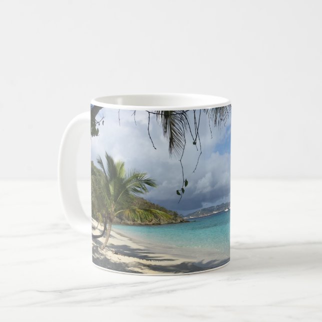 Salomon Beach, St. Thomas Island, Virgin Islands Coffee Mug (Front Left)