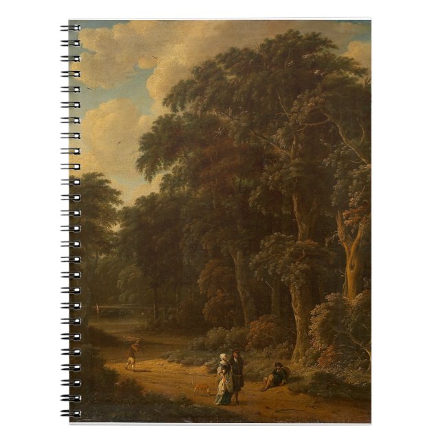 Salomon Rombouts - Forest Landscape with Forest... Notebook (Front)