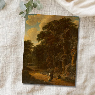 Salomon Rombouts - Forest Landscape with Forest... Postcard