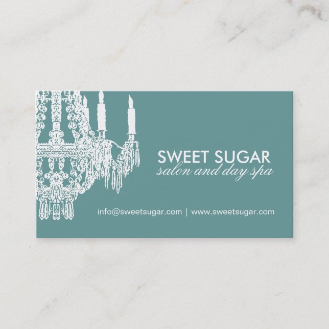 Salon and Day Spa Business Card (Front)