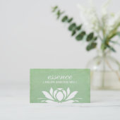 Salon and Day Spa Business Cards (Standing Front)
