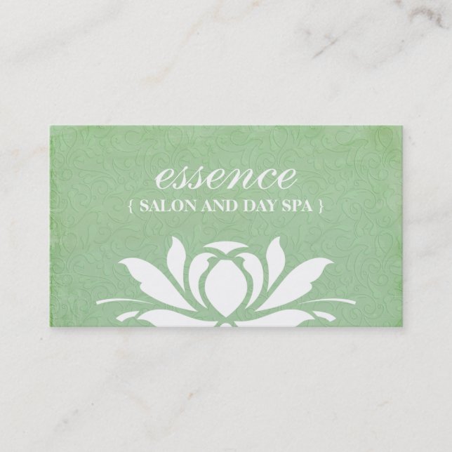 Salon and Day Spa Business Cards (Front)