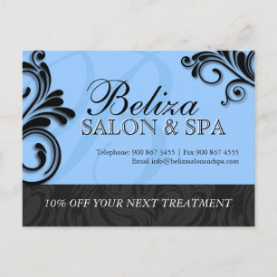 Salon and Spa Advertising Postcard