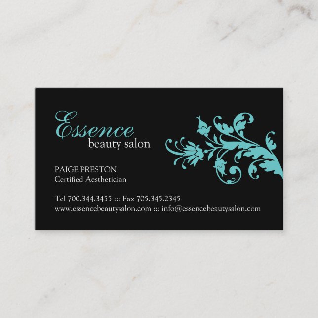 Salon and Spa Business Cards (Front)
