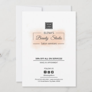 Salon and Spa Price List Template