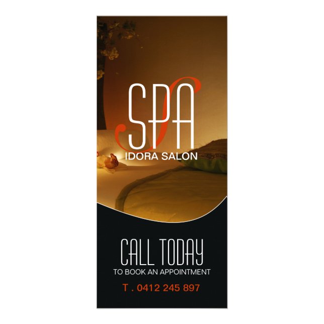 Salon and Spa Rack Card (Front)