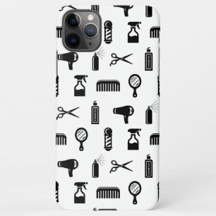 Salon & Barber Hairdresser Pattern CUSTOM COLOR iPhone 11Pro Max Case