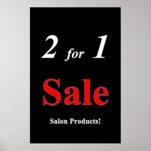 Salon Barbershop Posters 2 for 1 Sale Products
