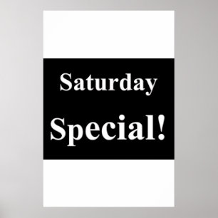 Salon Barbershop Posters Saturday Special