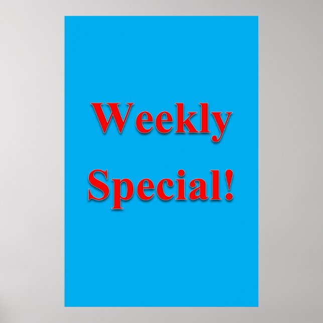 Salon Barbershop Posters Weekly Special (Front)