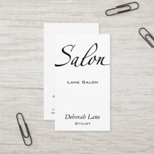 Salon Business Card