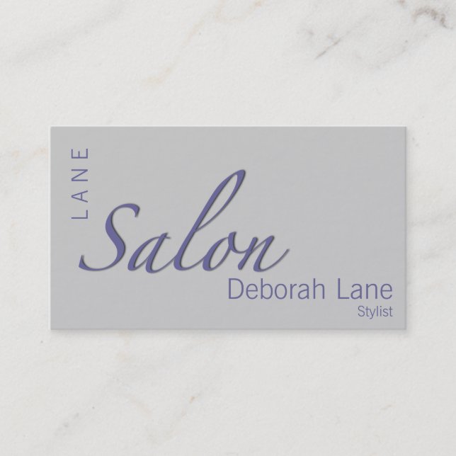 Salon Business Card (Front)