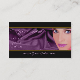 Salon Business Card, Template Appointment Card