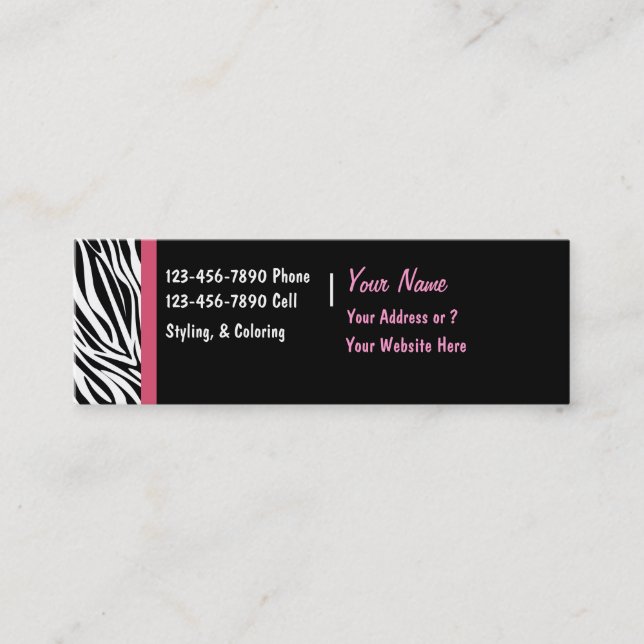 Salon Business Cards (Front)