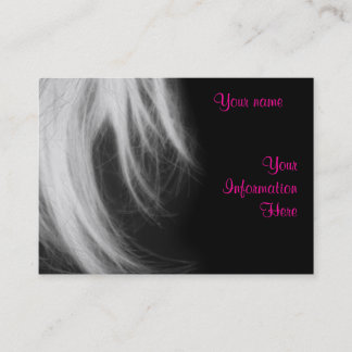 Salon business profile card template