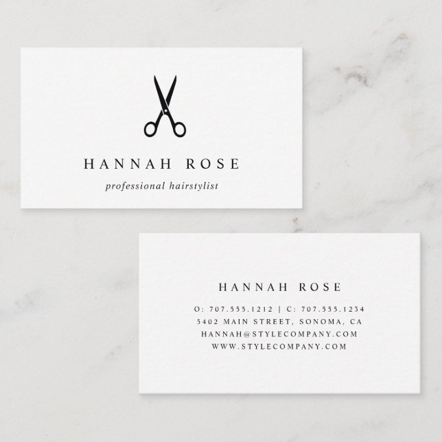 Salon Business Promotional Business Card (Front/Back)