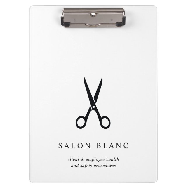 Salon Business Promotional Clipboard (Front)